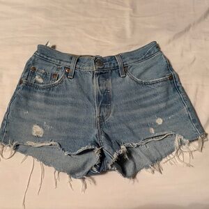 Levis 501 Denim Shorts